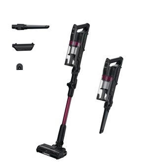 Hoover HF1P10HX 011 Aspirateur balai Batterie Sec mousse Sans sac 0,7 L 165 W Magenta, Noir 2,2 Ah