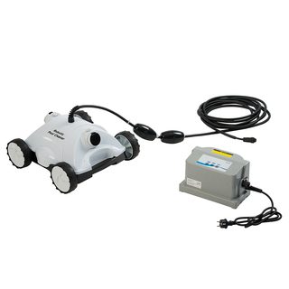 Robotclean 1 nettoyeur électrique pour fond de piscine 10x6m - aspiration 16m³/h - finesse de filtration 2µ - 2 cycles de nettoyage - garantie 2 ans