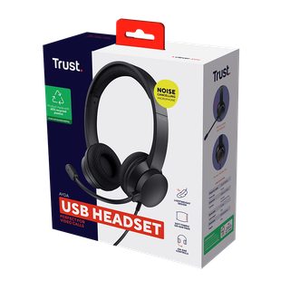Trust Micro-casque pour PC USB-ENC AYDA