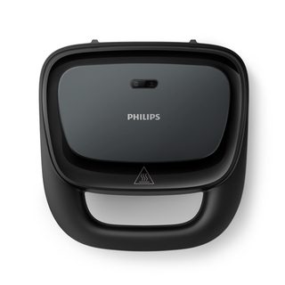 Croque monsieur Philips HD2330/90 toaster panini noir Série 3000, 750W