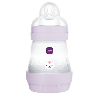 Mam Biberon Easy Start / Anti-Colique - 160ml - Lilas - Tétine Débit 1