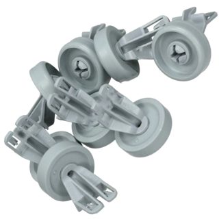 Whirlpool roulettes panier inférieur lave-vaisselle - Lot de 8