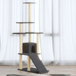 vidaXL Arbre à chat Gris foncé