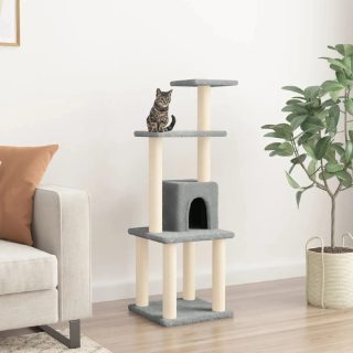 vidaXL Arbre à chat 105 cm Gris clair