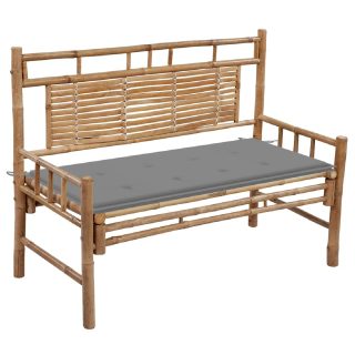 vidaXL Banc de jardin 120 cm - Bambou