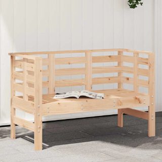 vidaXL Banc de jardin - 111,5 cm Bois de pin massif
