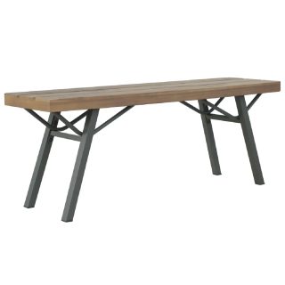 vidaXL Banc de jardin - Bois d'acacia solide