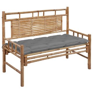vidaXL Banc de jardin 120 cm - Bambou