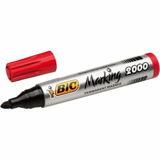 BIC Marqueur Permanent Rouge