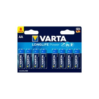 Varta Piles LR6 AA Long Life - Lot de 8