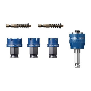 Bosch C de 6x scies trépans Expert Sheet Metal (pour Tôles en acier, Tôles en acier inoxydable, Ø 22-32 mm