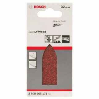 Bosch Feuilles abrasives Expert 93x230 mm G80 - Pack de 10 - 2608605296