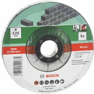 Bosch Disques à tronçonner métal 125 x 1 seau de 100 061599765G