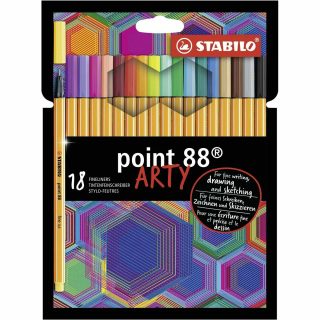 Stabilo Point 88 ARTY Feutres 0,4 mm (18 Pièces)