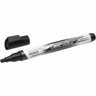 Bic Velleda Boite de 12 Feutres Pointe Ronde pour Tableau