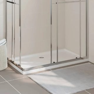 Vidaxl Receveur de douche blanc 70x120 cm