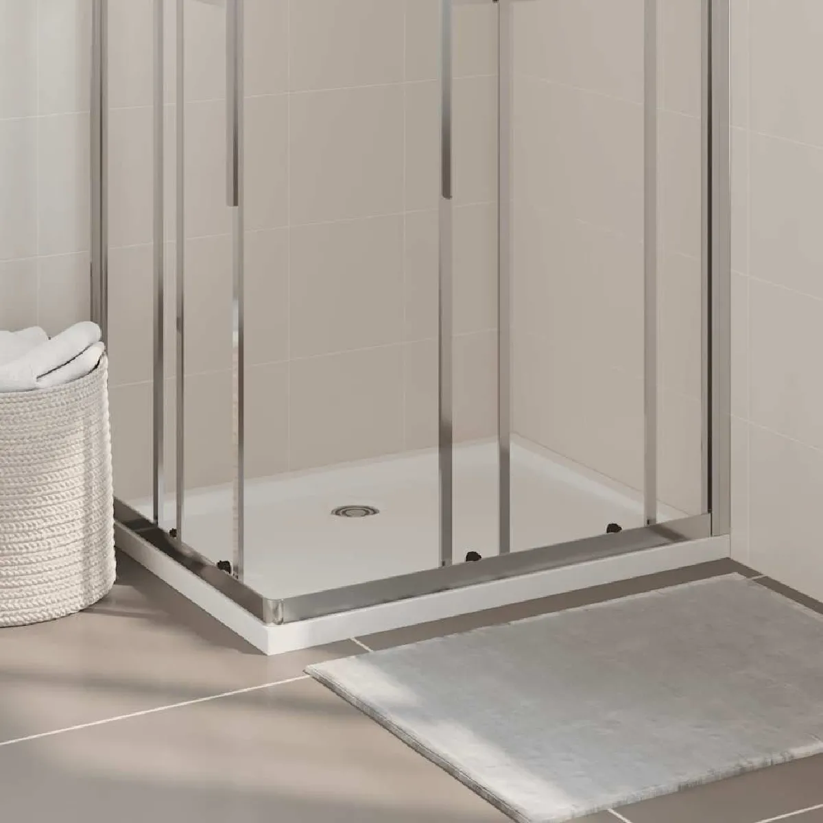 Vidaxl Receveur de douche rectangulaire ABS 70x90 cm