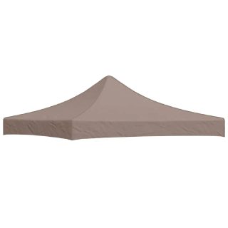 vidaXL Toit de tente de réception 3x3 m - Taupe