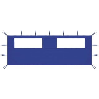 vidaXL Paroi Latérale de Belvédère - 6x2 m Bleue