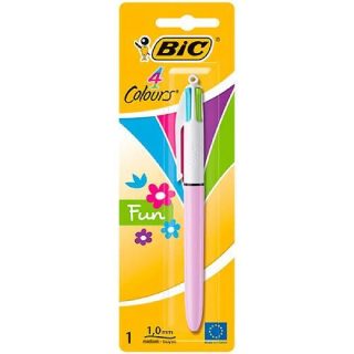 Bic Blister 4 Colours Fashion