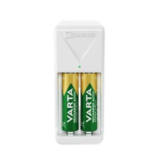 Varta Chargeur de piles avec 2 piles AA Mini Charger - 2100 mAh