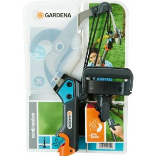 Gardena Sécateur arbres Combisystem 00298-20, coupe jusqu'à 35 mm