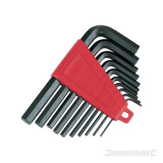Silverline Jeu de clés Allen mâles - 10 pièces
