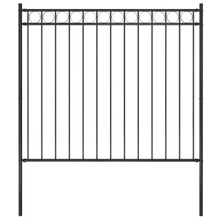 Vidaxl Clôture de jardin Acier 1,7x1,5 m