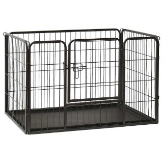 Vidaxl Parc pour chiots Acier 91 5x59x61 cm