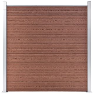 Vidaxl Clôture de jardin WPC 180x186 cm