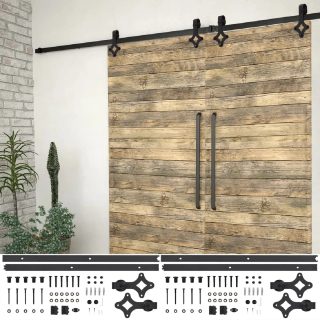 Vidaxl Kit fixation porte coulissante 183 cm