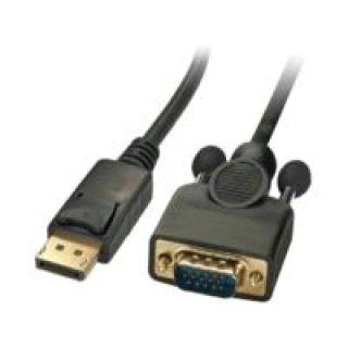 Disney Câble adaptateur DisplayPort vers VGA - 2 m - Noir