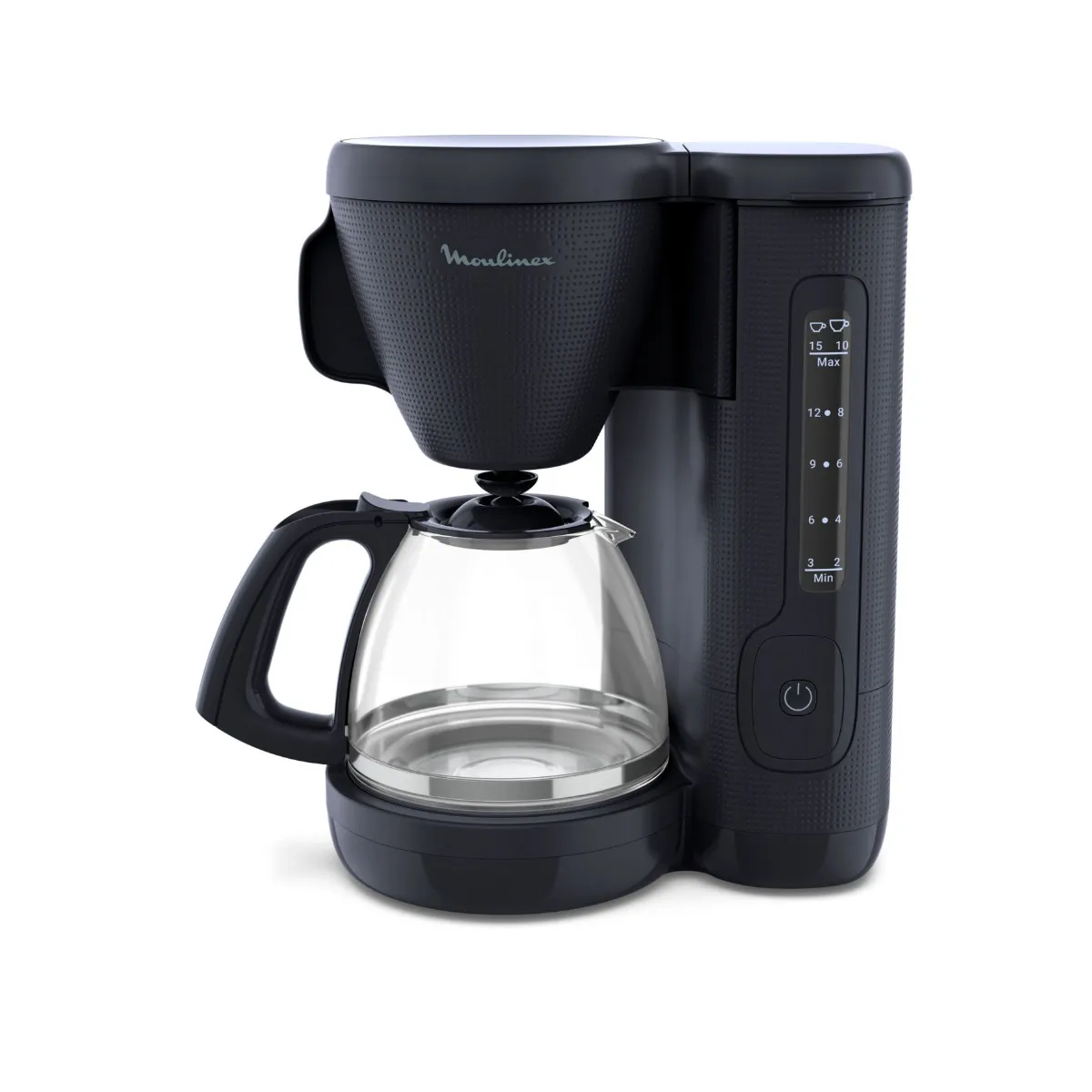 Moulinex Cafetière filtre - FG2M0810 - 15 tasses - 1000W - Bleu nuit mat