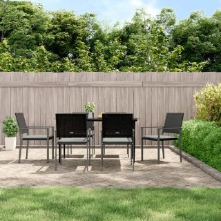 Vidaxl Chaises de jardin et coussins lot de 6 54x62 5x89 cm rotin 3187082