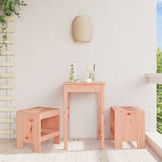 Vidaxl Tabourets de jardin 2 pcs 40x36x45 cm bois massif Douglas 825343