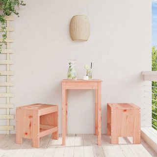 Vidaxl Tabourets de jardin 2 pcs 40x36x45 cm bois massif Douglas 825343