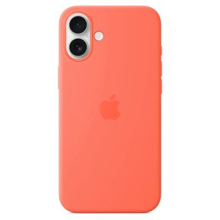Apple Silicone Case with MagSafe Tangerine Apple iPhone 16 Plus