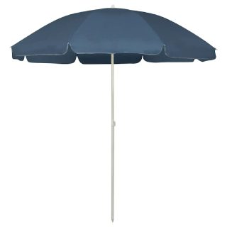 vidaXL Parasol de plage 240 cm - Bleu