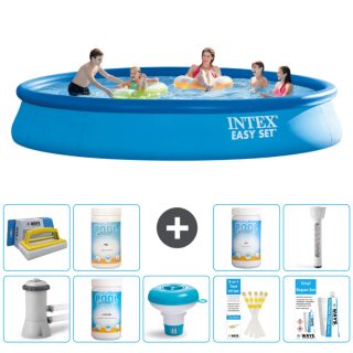 INTEX Easy Set - 457 x 84 cm - Bleue