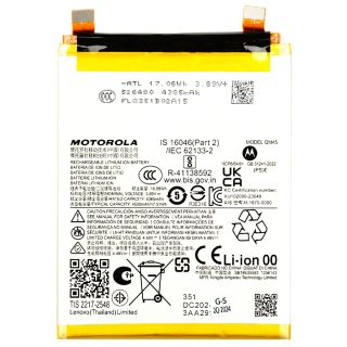 Motorola Batterie interne pour Motorola Edge 50 Pro 4500mAh QM45 Original Blanc