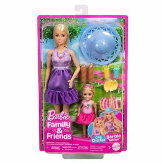 Mattel Figurines super-héros Barbie et Chelsea – Lot de 2