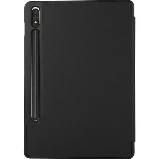 Samsung Étui Folio Stand pour Galaxy Tab S9/S9 FE Book Cover Design Fin Noir