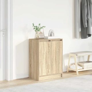 Vidaxl Armoire à chaussures chêne sonoma 57x34x76 cm bois d ingénierie