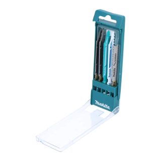 Makita B-48527 Lames de scie sauteuse 60 - 77 mm Bois/Plastique/Acier doux/Parquet/Stratifiés 5 pcs.