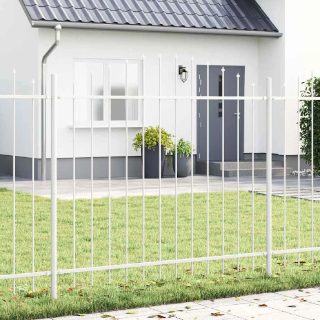 Vidaxl Clôture de jardin Woerden Blanc 170 x 190 cm