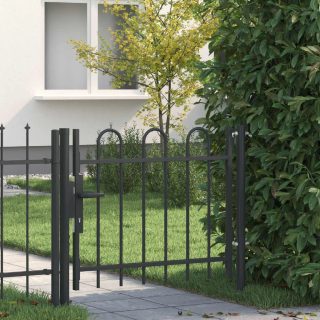 vidaXL Porte de Clôture BOXTEL 103 x 124,5 cm Acier enduit de poudre