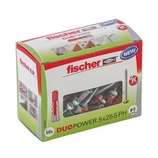 Fischer Chevilles nylon Duopower - boîte de 50