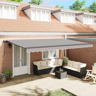 vidaXL Auvent rétractable 500 × 350 cm