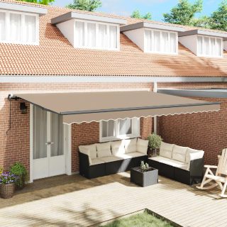 vidaXL Auvent Rétractable 500 × 350 cm