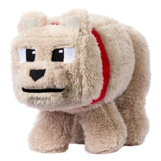 Minecraft, le film - Peluche Dennis le loup 20 cm